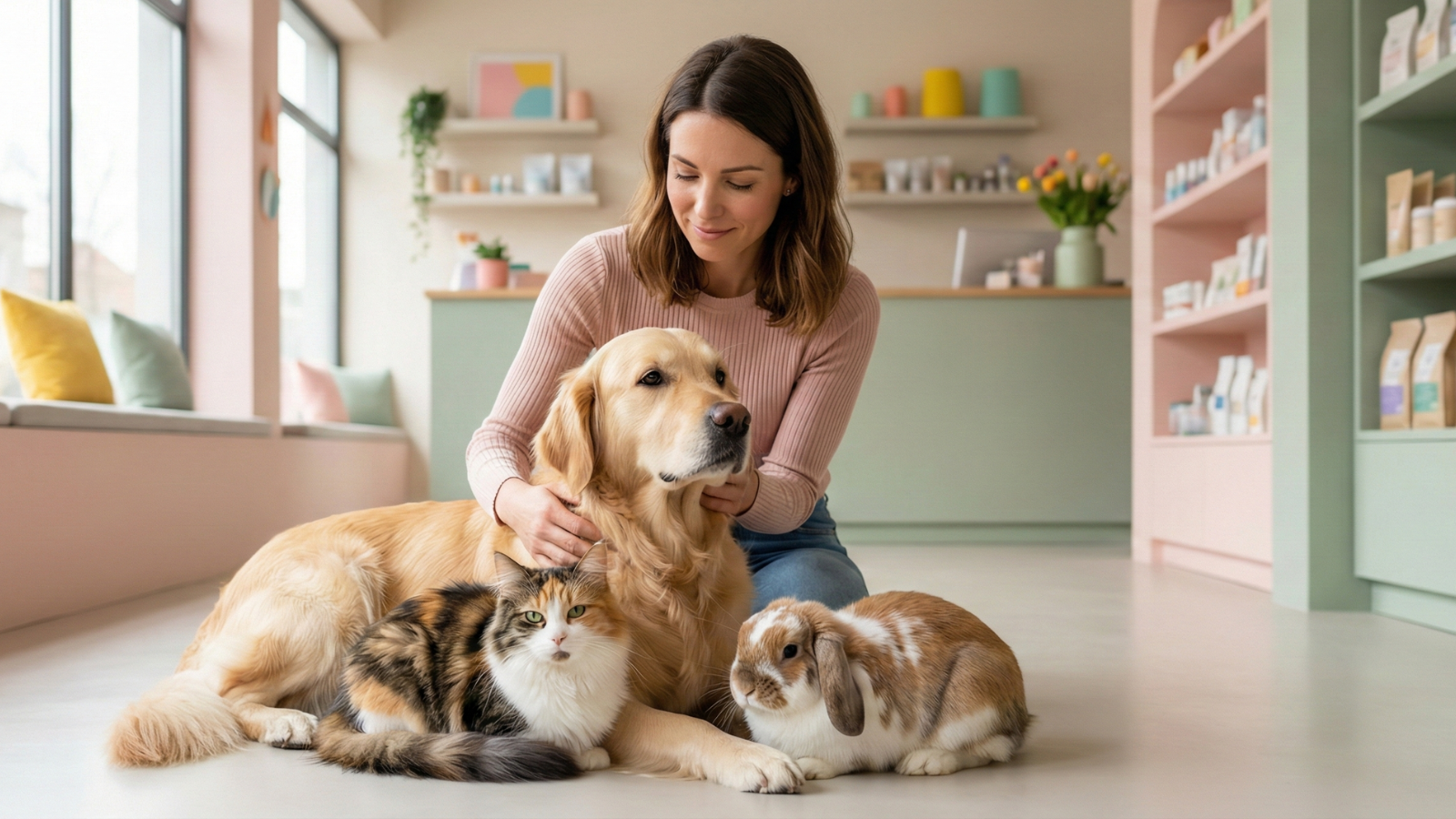 Parce que leur bien-�tre m�rite toute notre attention<br>
Votre concept store d�di� au bien-�tre animal &nbsp;.